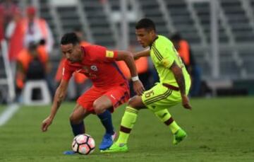 Las mejores imágenes del partido entre Chile y Venezuela