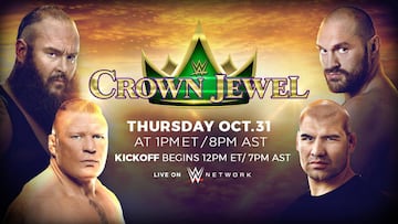 Cartel promocional de Crown Jewel 2019.