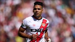 Falcao, en la victoria del Rayo contra el Valencia.