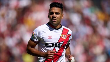 Falcao, en la victoria del Rayo contra el Valencia.