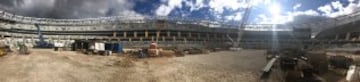 Las imágenes de las obras del Wanda Metropolitano