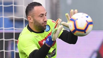 David Ospina, portero colombiano en Napoli