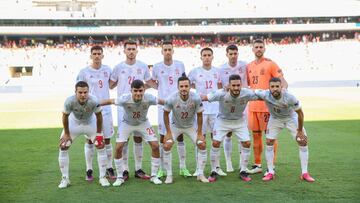 Once titular de Espa&ntilde;a para medirse a Eslovaquia en el tercer partido de la Eurocopa 2021.
 