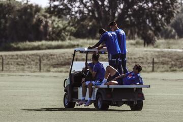 Millonarios entrenó en el Omni Champions Gate de Orlando antes de disputar el partido amistoso ante Atlético Nacional por la Florida Cup.