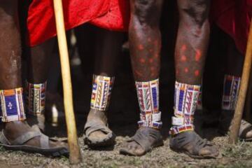 Los Juegos de los masái se celebraron a las faldas del Kilimanjaro. 