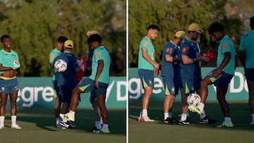 Endrick dazzles with hypnotic ball skills in Brazil training