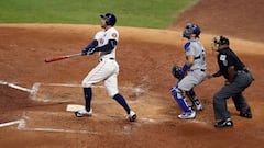 George Springer logr&oacute; uno de los dos hits de todo el partido para los Houston Astros y que les colocaba brevemente por delante.