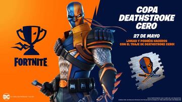 Anuncio oficial de la Copa Deathstroke Cero de Fortnite