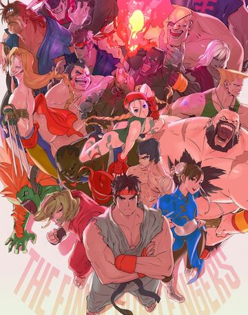 Ilustración - Ultra Street Fighter II: The Final Challengers (NSW)