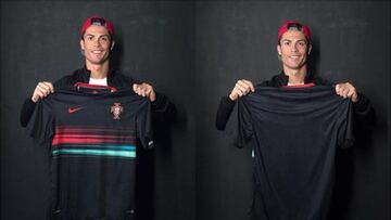 Cristiano presenta la equipación de la selección portuguesa