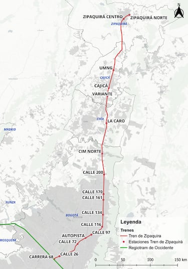Qué es el tren Zipaquirá, cuál será su recorrido y cuándo estará disponible