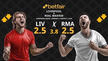 Liverpool vs. Real Madrid: horario, dónde ver, pronósticos y clasificación