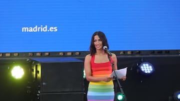 La cantante Chanel da el pregón en el Orgullo LGTB, a 6 de julio de 2022, en Madrid (España). Bajo el lema “Frente al odio: Visibilidad, Orgullo y Resiliencia”, Chanel amadrina el primer Orgullo LGTB post pandemia. El pregón de la artista Chanel da el pistoletazo de salida a las fiestas del Orgullo LGTBI en la capital, del 6 al 10 de julio, donde habrá cabida para conciertos, exposiciones, manifestación estatal y eventos para reivindicar los derechos de las personas LGTBI.
06 JULIO 2022;MADRID;ORGULLO;LGTBI;POST PANDEMIA
Isabel Infantes / Europa Press
06/07/2022