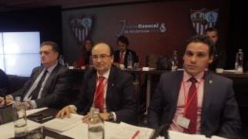 Villanueva, Pepe Castro y José María De Nido junior.