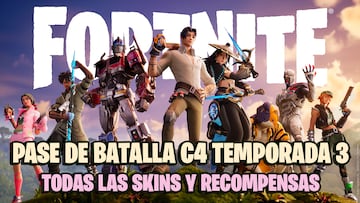 fortnite capitulo 4 temporada 3 tierras salvajes pase de batalla skins recompensas