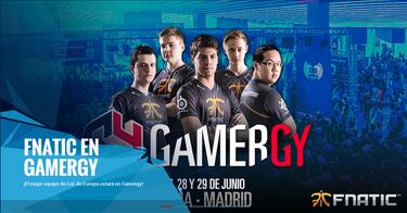 Fnatic asistirá a Gamergy en Madrid