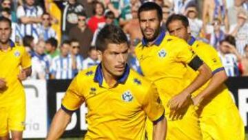 <b>FIJO. </b>Agus se ha convertido en una pieza clave del Alcorcón.