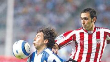 <b>OBJETIVO CUMPLIDO. </b>Tamudo aguanta una carga de Prieto. El Espanyol vuelve a Europa.