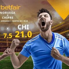 Noruega vs. Chipre: alineaciones, horario, TV, estadísticas y pronósticos