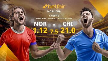Noruega vs. Chipre: alineaciones, horario, TV, estadísticas y pronósticos