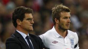 Capello: "Beckham es demasiado mayor para jugar con Inglaterra"