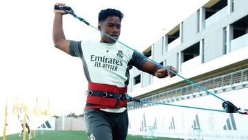 Endrick, en Valdebebas.