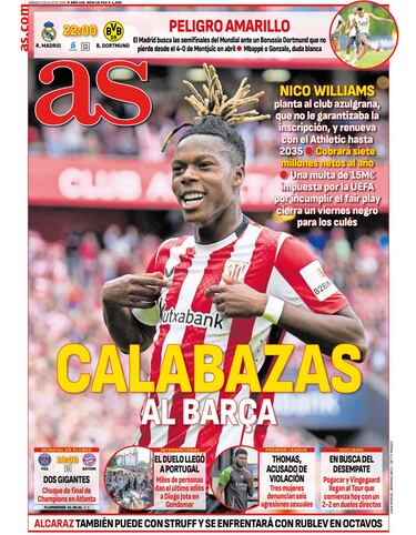 Las portadas de AS de julio