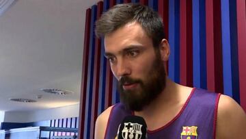 El pívot azulgrana Pierre Oriola considera que el Barcelona debe recuperar su consistencia defensiva.