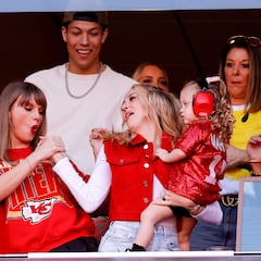 Taylor Swift, Brittany Mahomes y su viral festejo en los touchdowns de Kansas City Chiefs