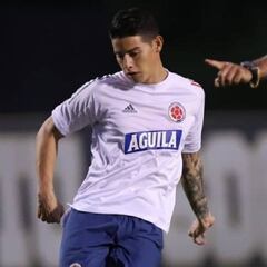 James apunta a la titular tras tres prácticas con la Selección
