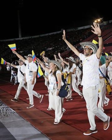 Así fue la participación de la delegación de Colombia en la ceremonia de inauguración de los Juegos Panamericanos de Santiago