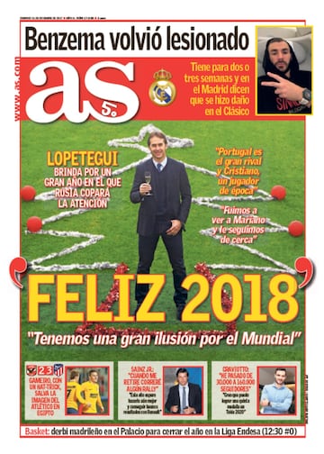 Las portadas de AS de diciembre