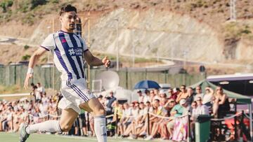 Fede Barba, jugador del Real Valladolid.