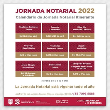Jornada Notarial 2022 en CDMX: qué es, qué tramites puedes hacer y cuáles son los descuentos