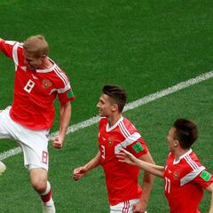 Goleada de Rusia, la sexta más grande de un anfitrión