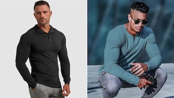 Amazon tiene en esta camiseta ‘slim fit’ y de manga larga la prenda genial que ensalzará tu figura y que puedes encontrar en su página web.