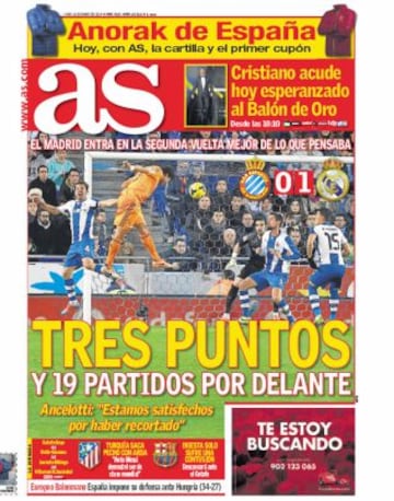 Las portadas de AS de enero