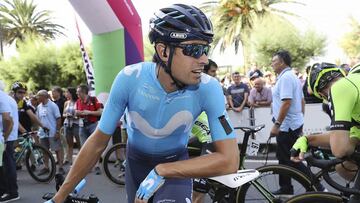 04/08/2018 Mikel Landa.
El ciclista español Mikel Landa terminó su participación en la Clásica de San Sebastián este sábado con una fractura lumbar, tal y como reveló el examen médico al que se sometió tras su caída.
DEPORTES
PHOTO GOMEZ SPORT / MOVISTAR TEAM