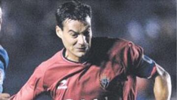 <b>NO SE FÍA. </b>Cruchaga, capitán de Osasuna, ya piensa en la Copa.