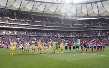 Starting line-ups.