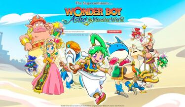 Wonder Boy regresa con Asha in Monster World: nueva entrega original para PS4 y Switch