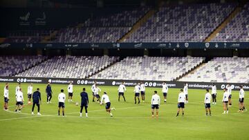 Soccer Football - Argentine Super Cup - Boca Juniors Training - Hazza bin Zayed Stadium, Al Ain, United Arab Emirates - January 19, 2023 General view during training REUTERS/Satish Kumar