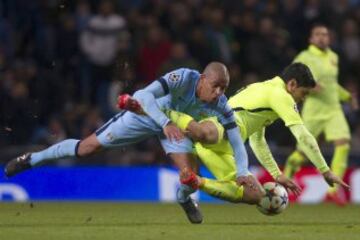 Manchester City-Barcelona en imágenes