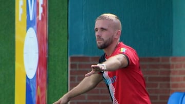 Kevin Vidaña, entrenador del San Lorenzo.