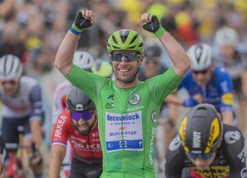 Mark Cavendish vencedor de la etapa