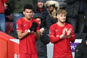 El extremo colombiano disputó 32 minutos en la victoria 3-1 de Liverpool ante Cardiff City por la FA Cup. El guajiro realizó una asistencia.