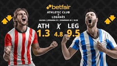 Athletic Club de Bilbao vs. CD Leganés: horario, dónde ver, pronósticos y clasificación