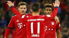 ¿Cuándo sería campeón James según antecedentes de Bayern?