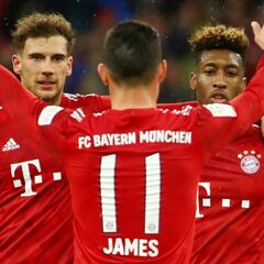 ¿Cuándo sería campeón James según antecedentes de Bayern?