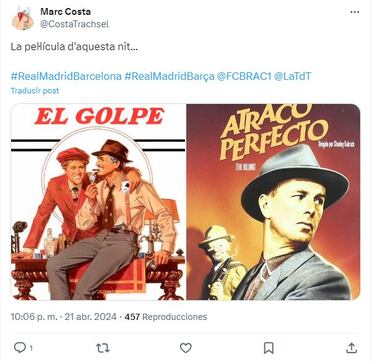 La derrota del Barcelona, protagonista de los memes de la jornada